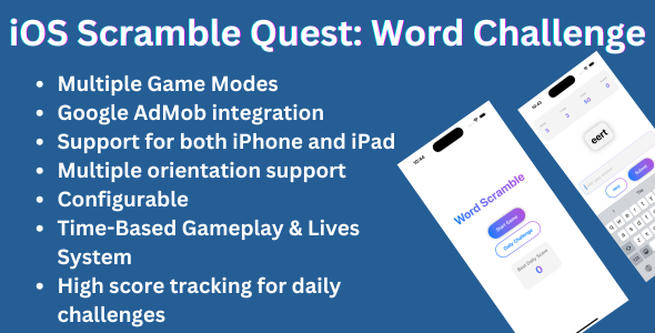Word Scramble iOS Game